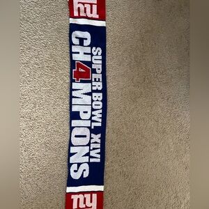 Super Bowl XLVI Giants scarf